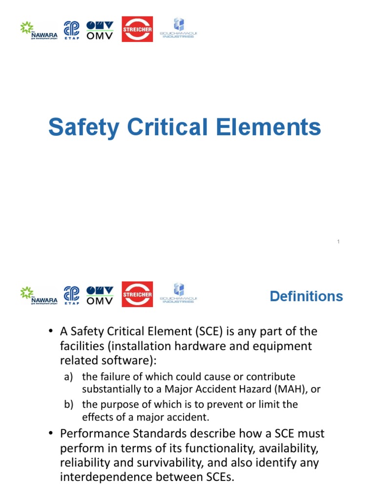 S4 Safety Critical Elements For Presentation PDF Pump Valve