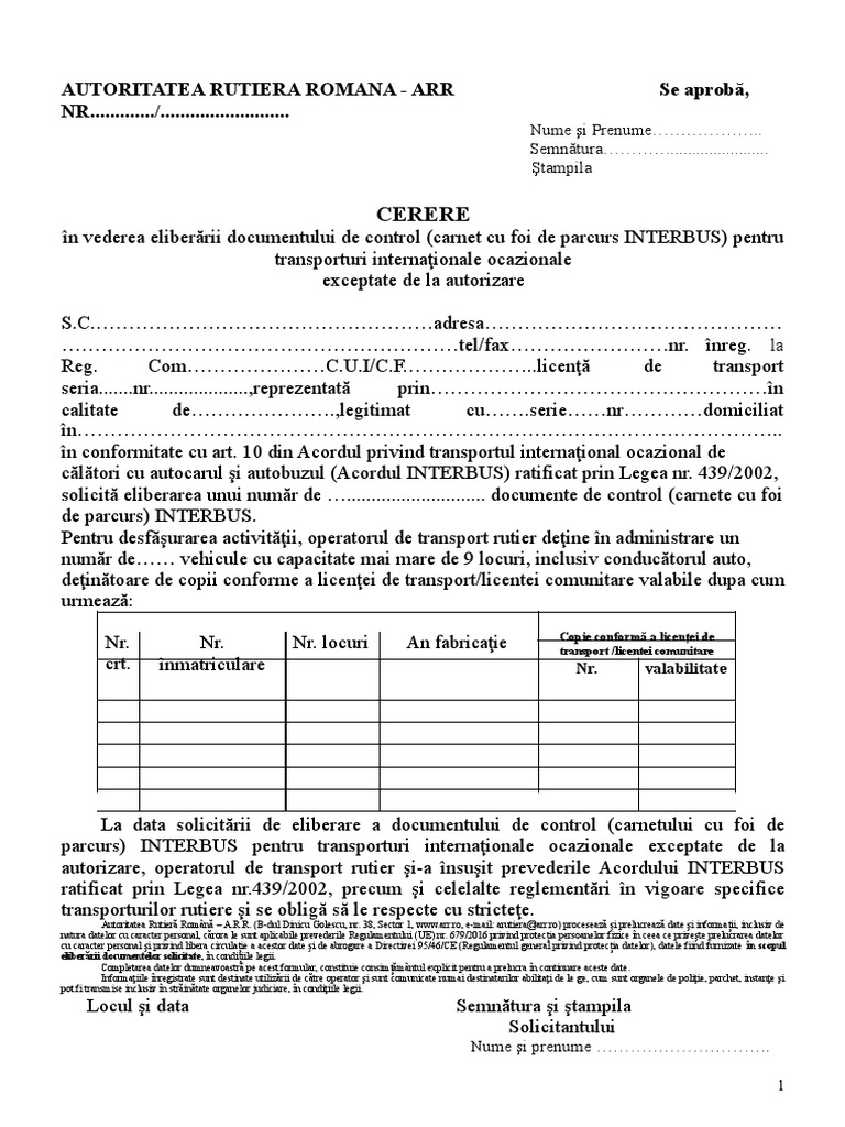 Cerere Interbus | PDF