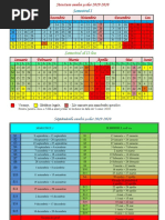 Calendar Scolar 2019-2020