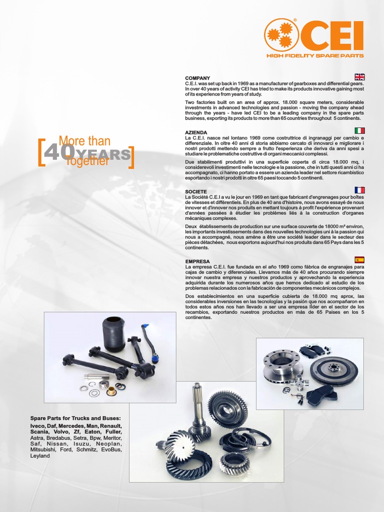 Cei ZF Ecosplit Models 20152016 PDF Manual Transmission Machines