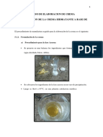 Formulacion de Una Crema Hidratante A Ba