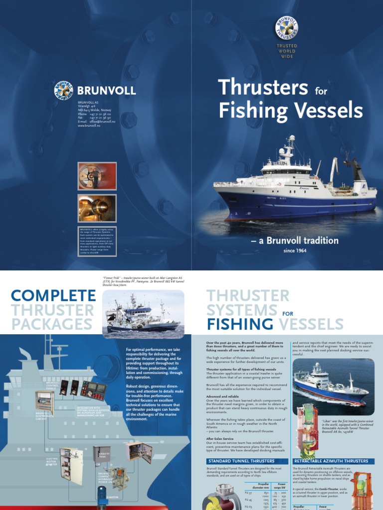 Thruster Systems for Fishing Vessels | PDF | Ships | Watercraft