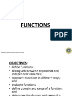 Differential Calculus: L1 Functions, Domain & Range