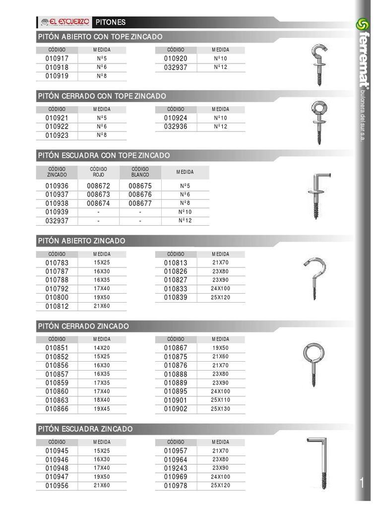 Catalogo Pitones El Escuerzo PDF