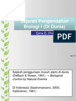 Sejarah Pengendalian Biologi Murni