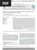 Management Accounting Practices of SMEs - The Impact of Organizational DNA, Business Potential and Operational Technology