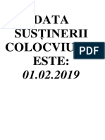 Data Si Programarea Profesorilor Colocviu Gradul I 2019 2021 PDF