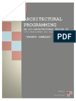 Sports Complex Architectural Programming