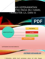 Asuhan Keperawatan Maternitas Pada Ibu Hamil Trimester I, II