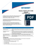 Datasheet: Modbus TCP/IP To IEC 61850 Gateway