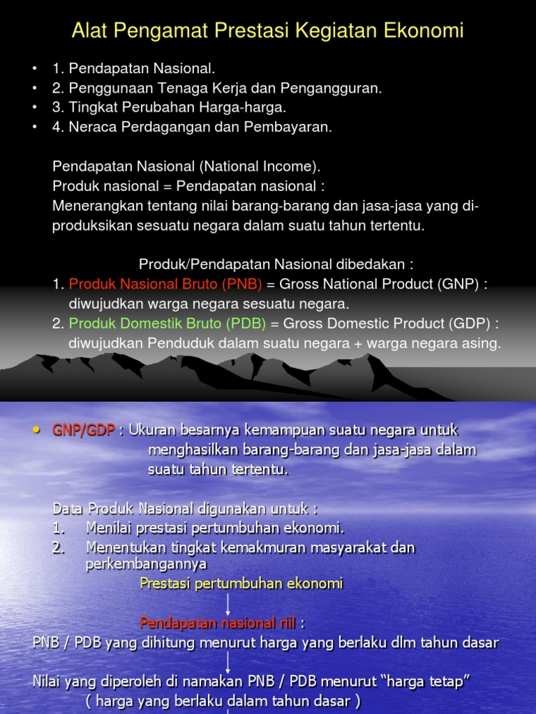 Alat Pengamat Prestasi Keg Ekonomi Pn Pdf