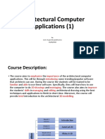Architectural Computer Applications