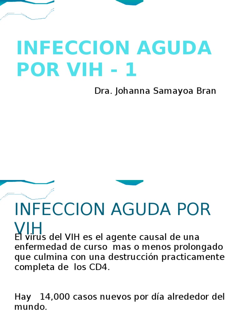 Infeccion Aguda Por Vih - 1 | PDF | VIH | Infección