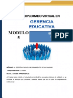 Guia Didactica Módulo 5 Gerencia Educativa PDF