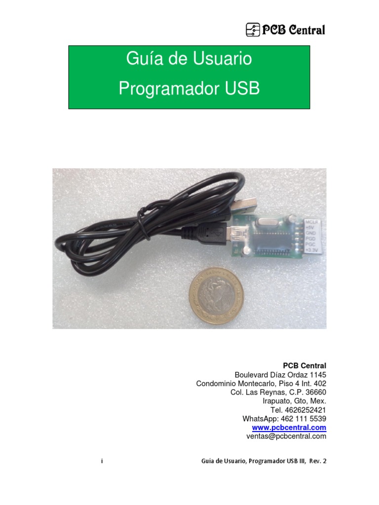 Guía de Programador USB III para PICs | PDF | Terminal de computadora | USB