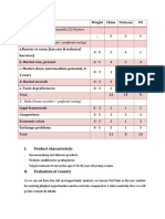 Open Economy - A A A: 1. Acceptable (A), Unacceptable (U) Factors