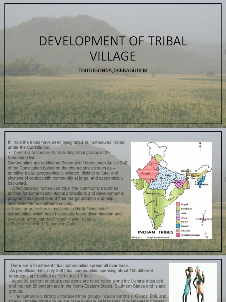 Developing Thulugonda Tribal Village | PDF | Travel