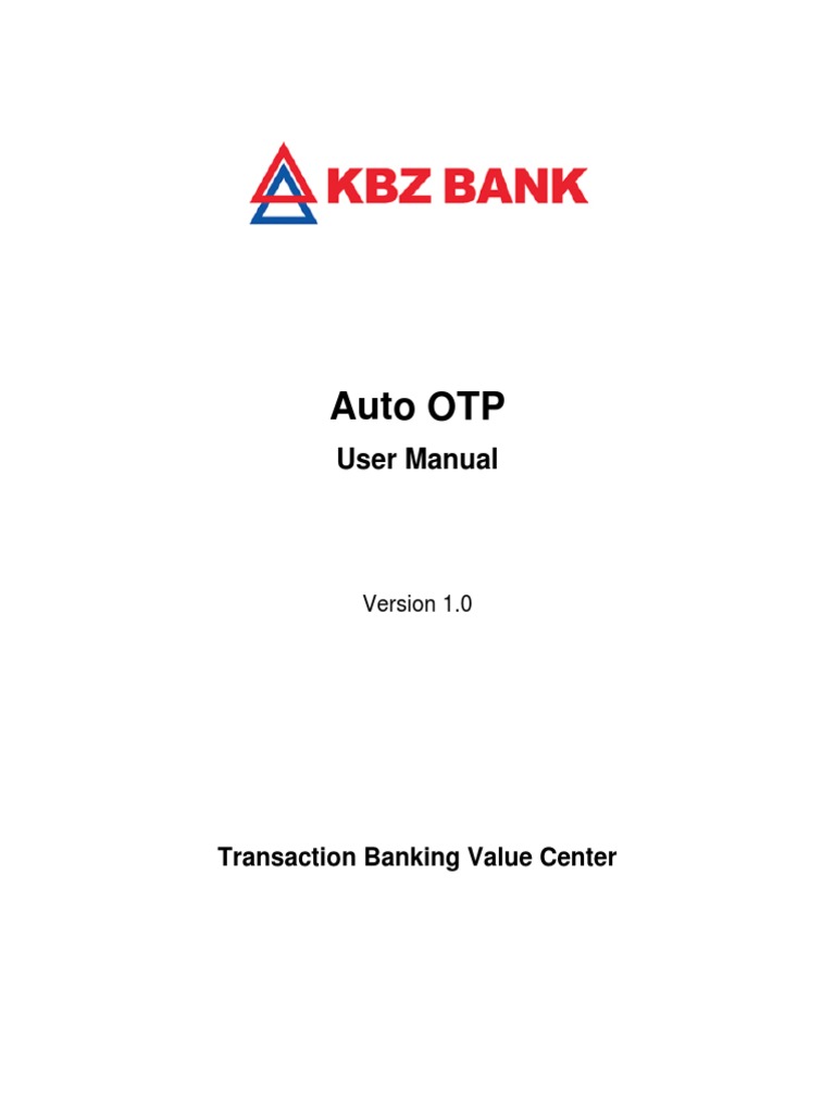 Auto OTP User Manual and Guide | PDF | Mobile App | Mobile Technology