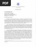 Pence Letter To Cummings