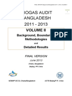 Biogas Audit Bangladesh 2011 - 2013: Background, Boundaries, Methodologies Detailed Results