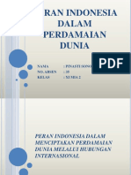 Peran Indonesia Dalam Perdamaian Dunia