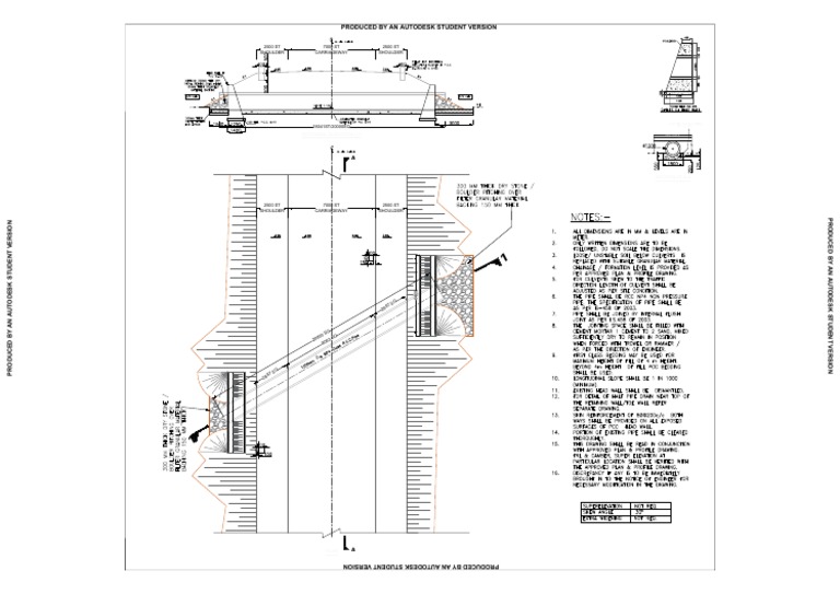 Roadway Section Plan and Elevation | PDF