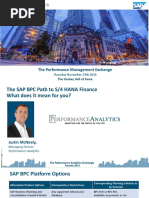 The SAP BPC Path To S4 HANA Finance What Does It Mean For You Justin McNeely PDF