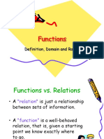 Functions: Definition, Domain and Range