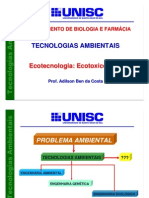 Tecnologias Ambientais - Ecotecnologia