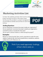 2.1 Marketing Activities List PDF