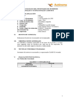 Informe Psicológico de Intereses Vocacionales y Ocupacionales Casm 83 (Ana)