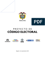 Proyecto de Codigo Electoral