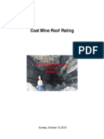 Coal Mine Roof Rating System Guide