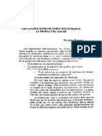 Las Generaciones de Derechos Humanos La Teoria y El Cliche PDF