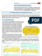 2.1. DIVERSIDAD CLIMÁTICA DE ESPAÑA. FACTORES CLIMÁTICOS.