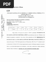 Rechazo de excarcelación