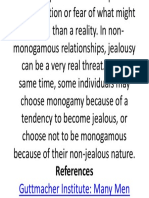 Guttmacher Institute: Many Men Choose Monogamy To Prevent: References