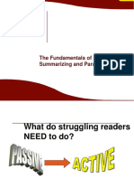 The Fundamentals of Summarizing and Paraphrasing