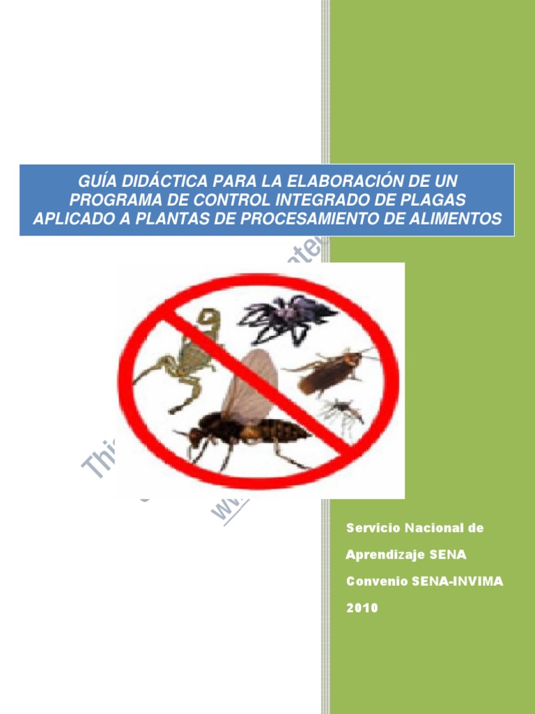 Control de Plagas y Roedores Revisada | PDF | Alimentos | Saneamiento