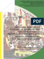 Tablas de Alimentos Equivalentes PDF