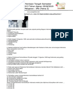 Soal IPS Kelas 6 Semester 1 (Tema2) PDF