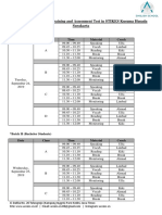 Rundown of in House Training and Assessment Test in STIKES Kusuma Husada Surakarta