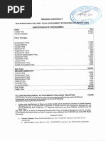 Fees Structure for Freshers