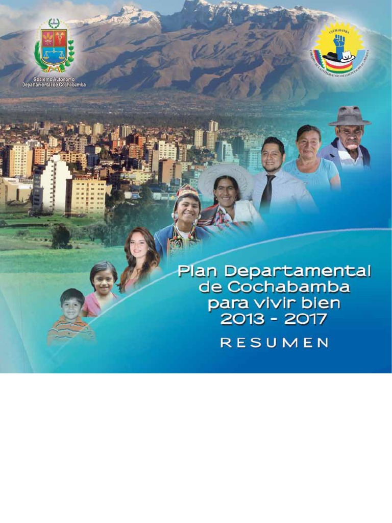 Plan de Desarrollo de Cochabamba | PDF | Planificación | Bolivia