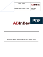 AB InBev Human Rights Policy PDF