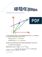 Matematicas Resueltos (Soluciones) La Recta en El Plano Nivel I 1º Bachillerato
