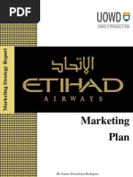 Download Etihad Airways - Marketing Plan by Joyner Rodrigues SN42673475 doc pdf
