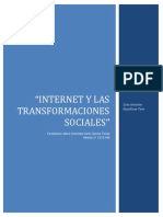 Internet y las transformaciones sociales