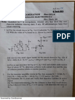 Btech Electronics 3rd Semester Question Papers