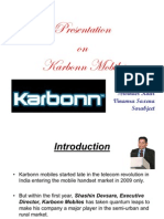 Presentation On Karbonn